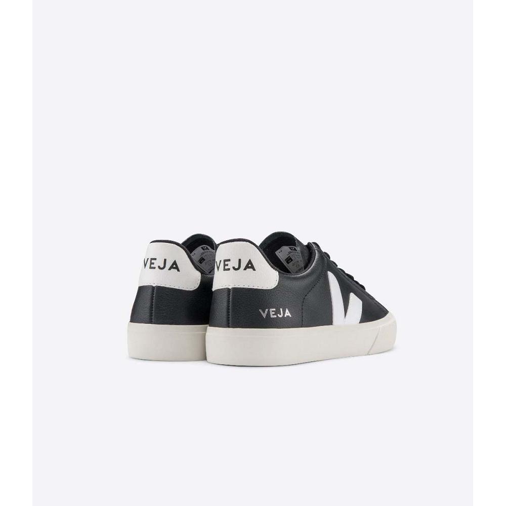 Veja CAMPO CHROMEFREE Low Tops Sneakers Herre Black/White | NO 294TCE